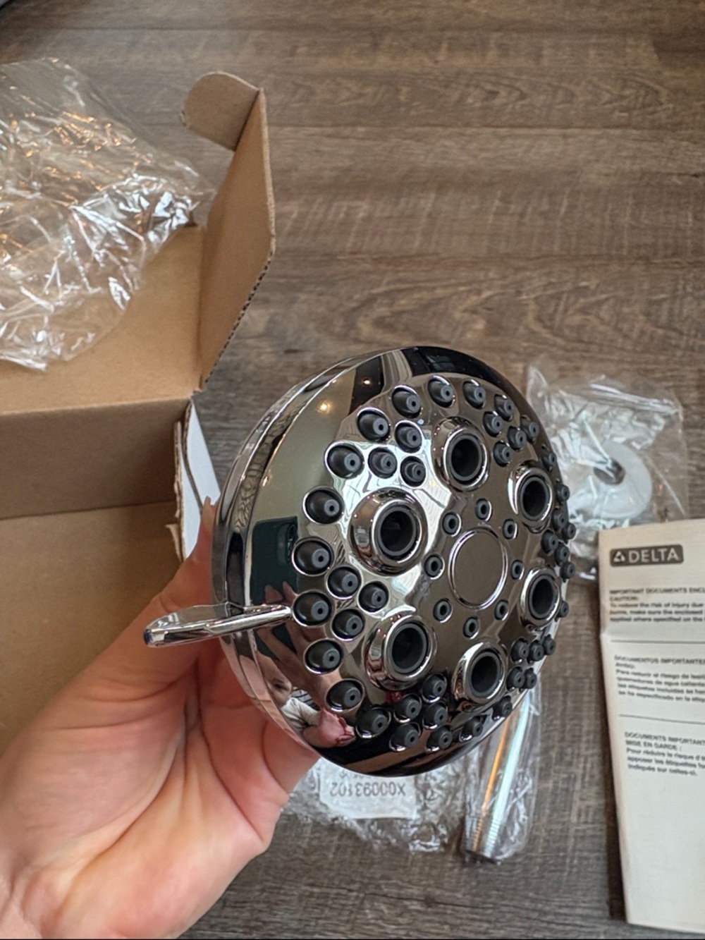 Delta Shower Head T13220 13-Series Chrome Open Box Shower Head ONLY